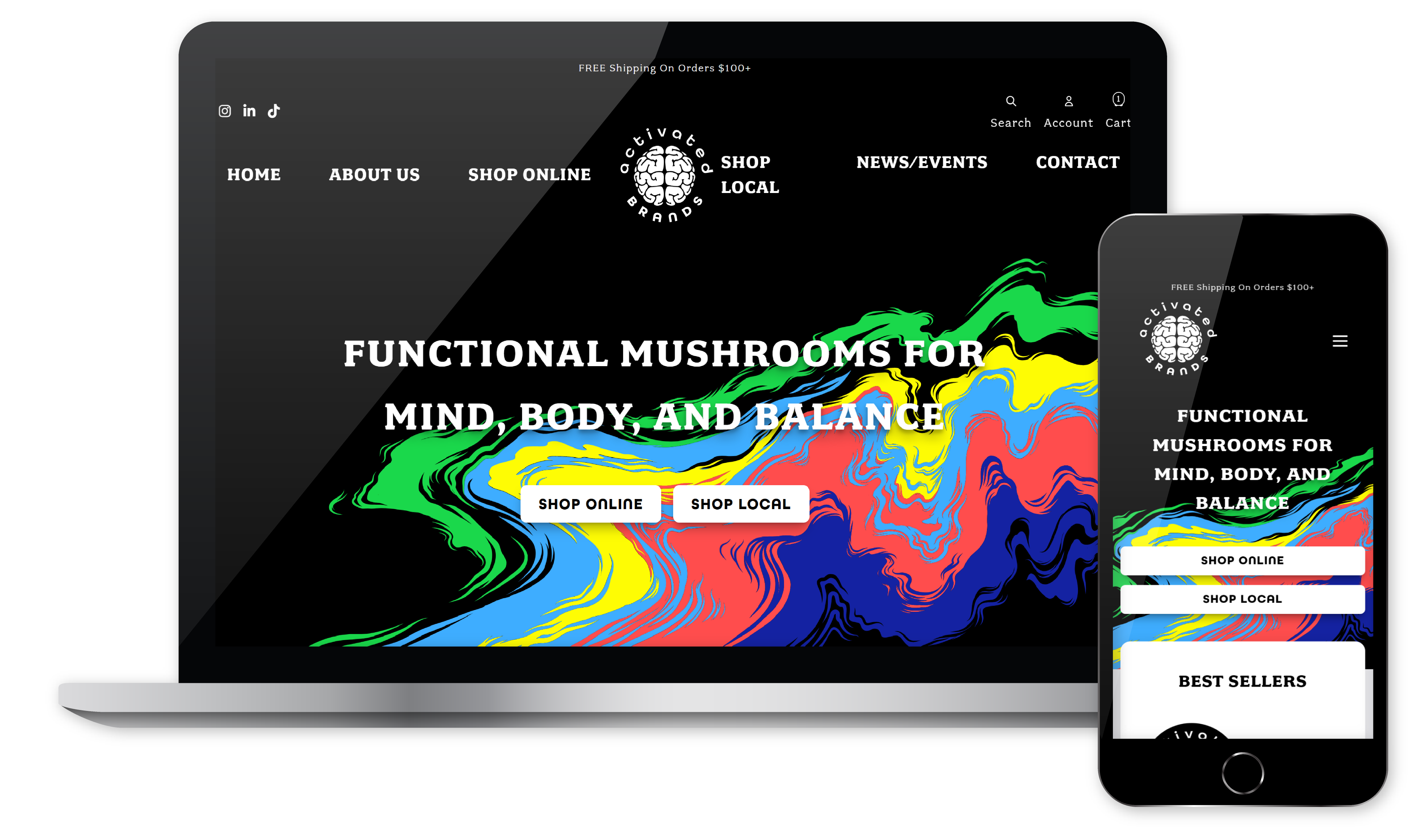 Activated Brands website