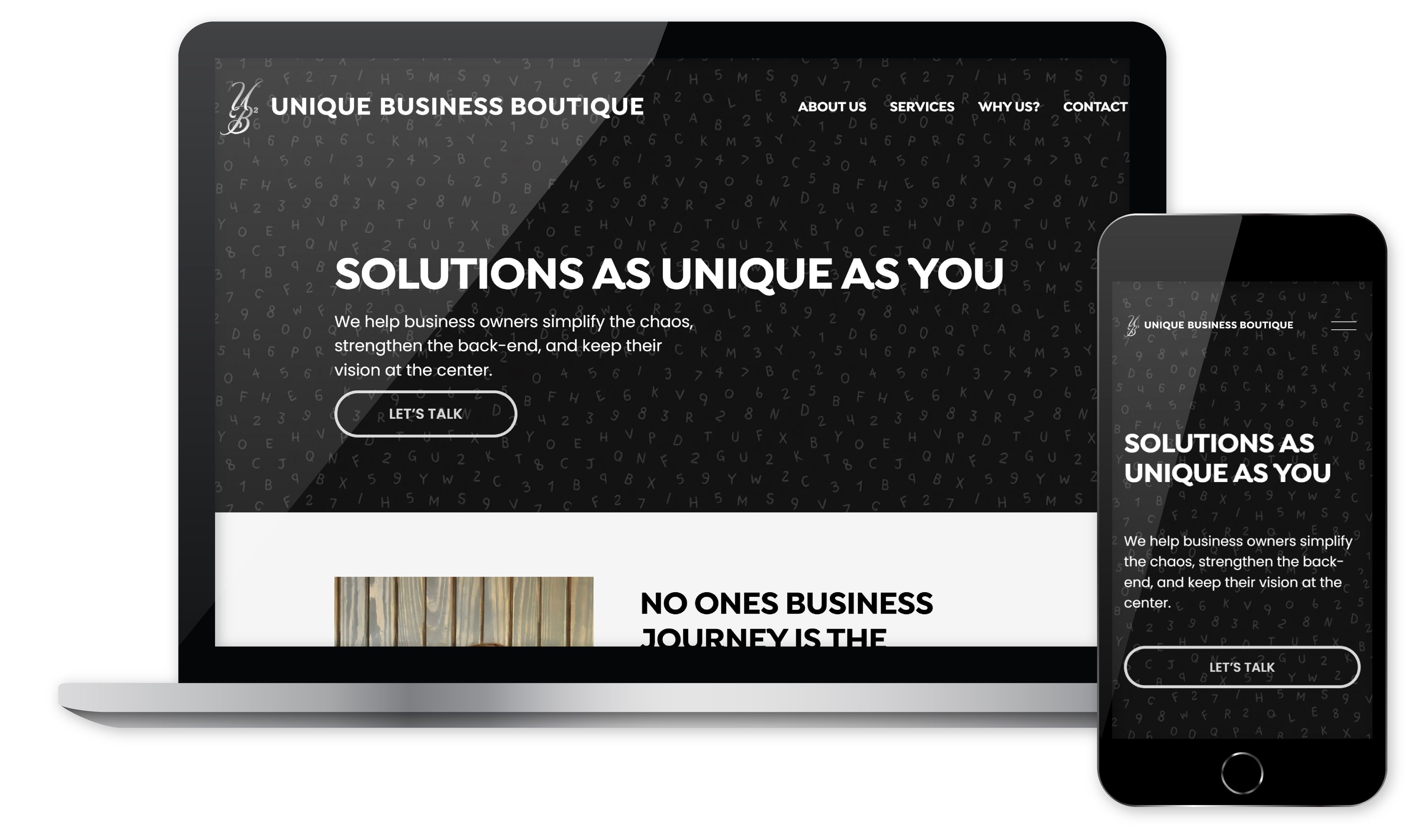 Unique Business Boutique website
