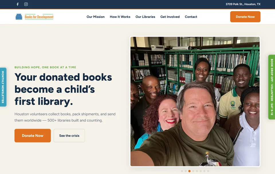 Conversion-focused website turning visitors into leads