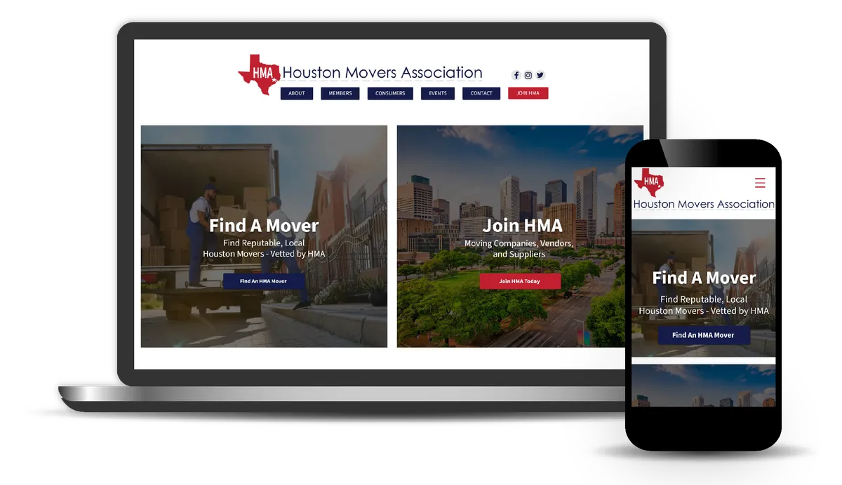 Houston Movers Association website
